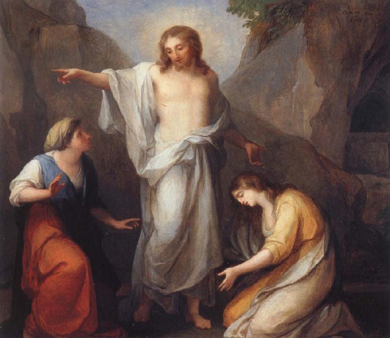 Angelika Kauffmann Der auferstandene Christus erscheint Martha und Magdalena oil painting picture